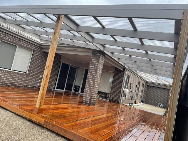 Spotted gum hardwood deck, Berwick